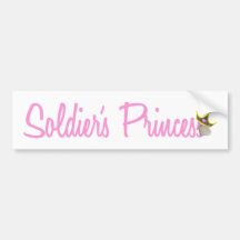 Soldier's Princess Bumper Sticker