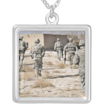 soldiers respond to a small arms attack necklace