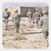 soldiers respond to a small arms attack sticker