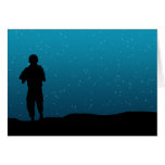 Soldier's Stary Night Greeting Card