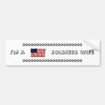 Soldiers wife Bumper Sticker