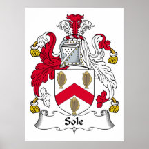 Sole Family Crest Posters