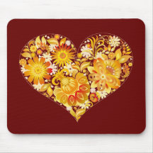 Soleil de Saint-Valentin - Tapis De Souris