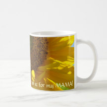 SOLEIL pour ma MAMAN ! TOURNESOLS de tasse de cade