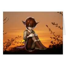 Solemn Satyr  Greeting Card