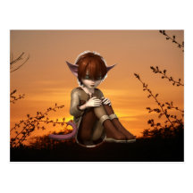 Solemn Satyr  Postcard