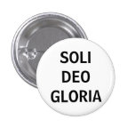 Soli Deo (Blk on white) Buttons