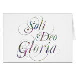 Soli Deo Gloria Greeting Card