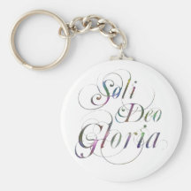 Soli Deo Gloria Keychains
