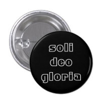 Soli Deo Gloria Pinback Button