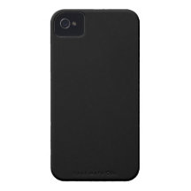 Solid Black iPhone 4 Case-Mate Cases