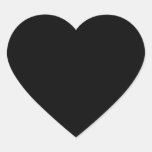 Solid Black Sticker