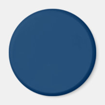 Solid Colour 003366 Dark Blue Background Template Magnet