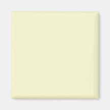 Solid Colour FFFFCC Ivory Background Magnet