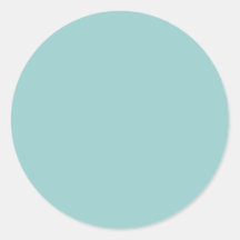 Solid Colour Light Blue 99CCCC Background Stickers