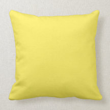 Solid Colour Throw Pillows - Yellow