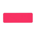 Solid Hot Pink Background Colour FF3366 Background Return Address Labels