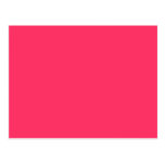 Solid Hot Pink Background Colour FF3366 Background Post Card
