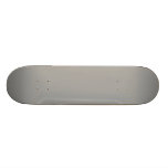 Solid Light Grey Skateboard
