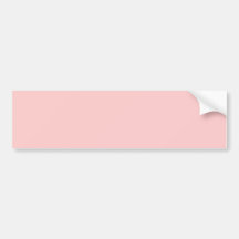 Solid Pink Background Web Colour FFCCCC Bumper Stickers