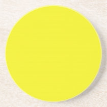 Solid Series---Bright Yellow coaster coasters