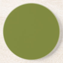 Solid Series---Olive Green coaster coasters