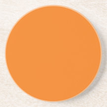 Solid Series---Orange coaster