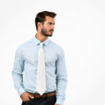 Solid White Tie