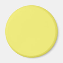 Solid Yellow Background Colour Template Magnet