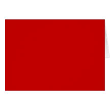 Solides rouges + Couleur faite sur commande Carte De Vœux