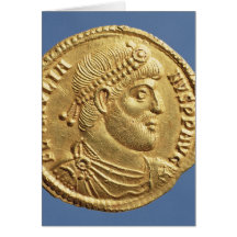 Solidus  of Julian the Apostate  draped Cards