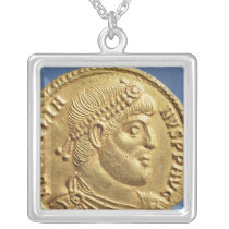 Solidus  of Julian the Apostate  draped necklaces