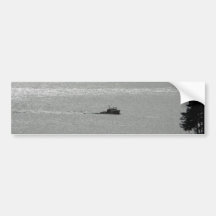 Solitary Lobster Boat Bumper Stickers