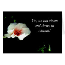 Solitude and Friendship Card