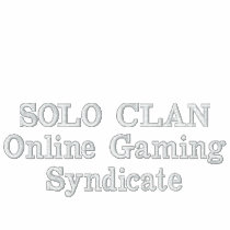 SOLO CLAN, Online Gaming Syndicate Embroidered Polo Shirt