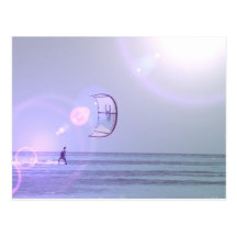 Solo Kiteboard Postcard