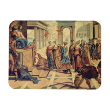Solomon and the Queen of Sheba Rectangle Magnet