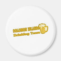 Solomon Islands Drinking Team Refrigerator Magnets