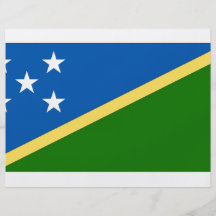 Solomon Islands Flag Full Color Flyer