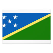 Solomon Islands Flag Invitations