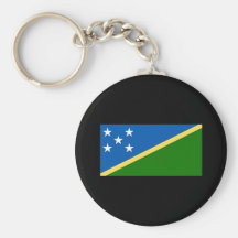 Solomon Islands Flag Key Chains