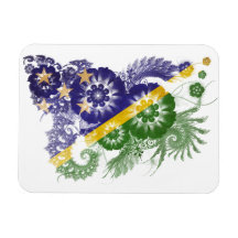 Solomon Islands Flag Vinyl Magnet