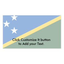 Solomon Islands, Slovenia flag Business Card Template