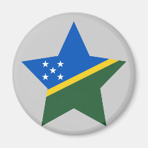 Solomon+Islands Star Fridge Magnets