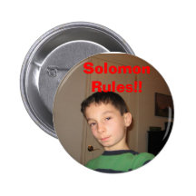 Solomon Rules!! Pinback Buttons