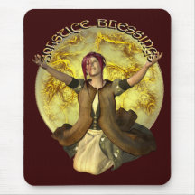 Solstice Blessings Mouse Mats