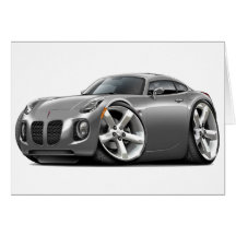 Solstice Grey Car Greeting Cards