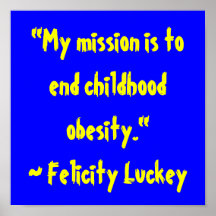 Solutions d'obésité d'enfance posters