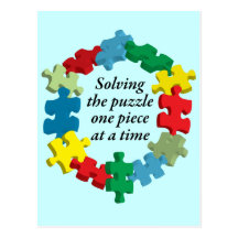 Solving the Puzzle... Blue Postcard