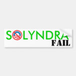 Solyndra FAIL Bumper Sticker